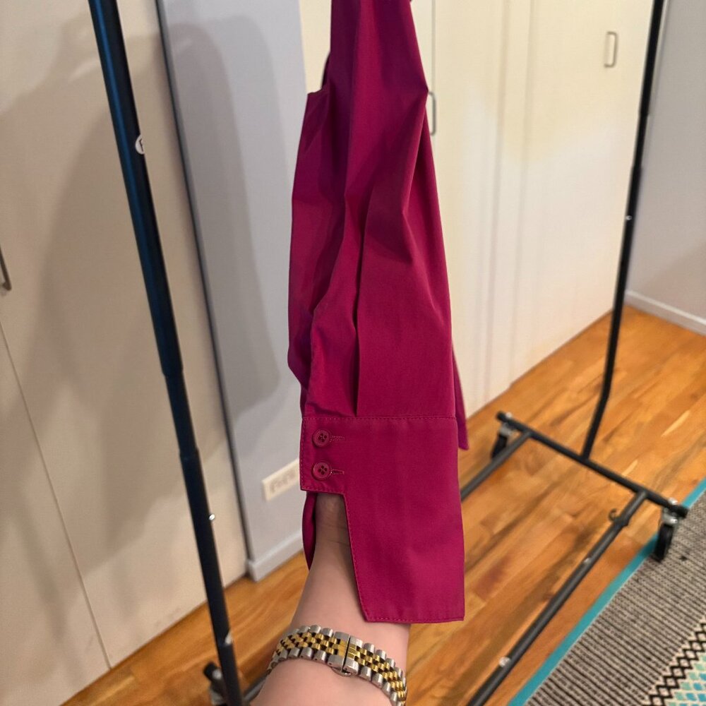 Lafayette 148 Raspberry Top Long Sleeve - image 3